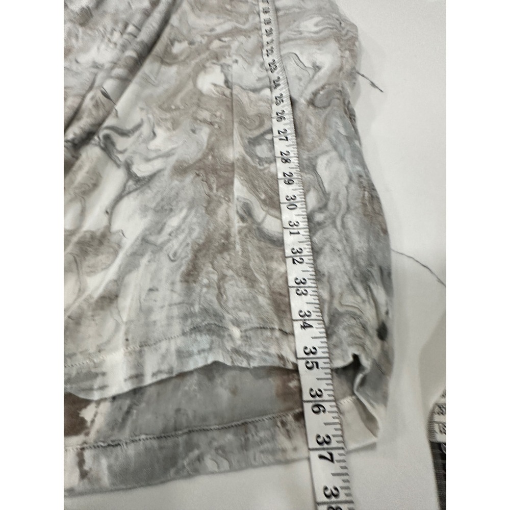 River + Sky Marble Print Tunic Top Grey Brown Dolman Sleeve Womens Medium - Picture 6 of 7